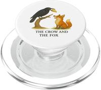The Crow and the Fox Aesop’s Fable on Flattery and Cunning PopSockets PopGrip for MagSafe