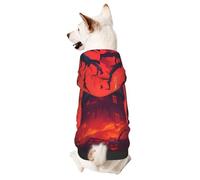 The Crow At The Entrance Of The Castle Adorable Pet Hoodie - Soft Polyester Dog Hoodie For Small Dogs, Cute Hooded Pet Clothing