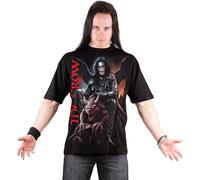 THE CROW - GARGOYLE - Front Print T-Shirt Black Spiral Black M
