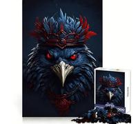 The Crow King Jigsaw Puzzle for Adults 1000 Pieces Think Smart Toy Home Enjoy Accurate Cut Wall Art Decor (50x75cm)