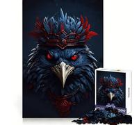 The Crow King Jigsaw Puzzles 1000 Pieces for Adults Reason Skill Toy Calm Relax Exact Cut Heartfelt Gift (38x52cm)