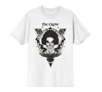 The Crow Men's Gothic Dream T-Shirt in White | Size: Large The Crow White L