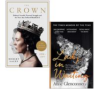 The Crown By Robert Lacey & Lady in Waiting By Anne Glenconner 2 Books Collection Set