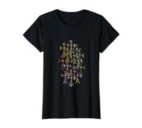 The Crown Diamond Multi Color Cross Value Graphic T-Shirt, Women, Black, XS