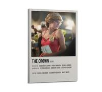 The Crown Poster Wall Art Aesthetic Cover Poster Design Painting for Living Room Bed Room 12x18inch(30x45cm) Frame-style