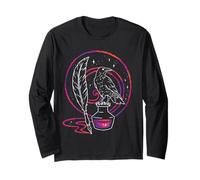The Crow's Ink Witchy Bookworm and Writer Long Sleeve T-Shirt