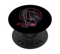The Crow's Ink Witchy Bookworm and Writer PopSockets Adhesive PopGrip