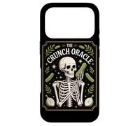 The Crunch Oracle Skeleton Pickle Prophecy Kitchen Humor Case for iPhone 17 Pro