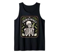 The Crunch Oracle Skeleton Pickle Prophecy Kitchen Humor Tank Top