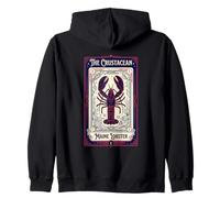 The Crustacean Maine Lobster Tarot Card Deck Zip Hoodie