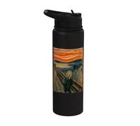 The Cry of Munch Expressionism Art Famous Painting Stainless Steel Insulated Water Bottle