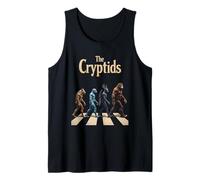 The Cryptids Bigfoot Mothman Wendigo Chupacabra Tank Top