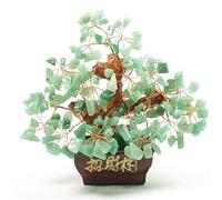 The Crystal Tree Natural Dongling Jade Crystal Fortune Tree Fortune Tree Ornaments Lucky Tree Gem Tree Ornaments Handmade Home Decoration Crystal Trees