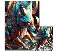 The Crystal Wolf Royal 1000Piece Jigsaw Puzzle Puzzles for Adults BrainChallenging DIY Decorative Game Family Interactive Toy 1000 PCS(75x50cm)