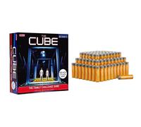 | The Cube: The family challenge game, can you beat the Cube? & Amazon Basics AA 1.5 Volt Performance Alkaline Batteries - Pack of 100 (Appearance may