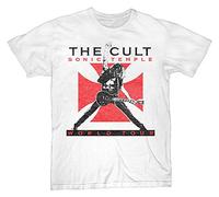 The Cult Sonic Temple Tour Mens White Rock T Shirt