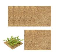 The cultivation and seedling cushion set contains 8 versatile propagation mats, made from natural jute fibres, ensuring safety for your planting projects