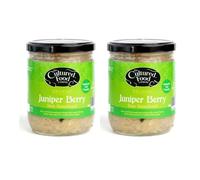 The Cultured Food Company Organic Juniper Berry Sauerkraut 2 x 400g | Raw & Unpasteurised | Traditionally Fermented | Organic | Vegan |100% Natural Ingredients | Small Batch | Artisan Crafted