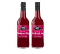 The Cultured Food Company Ruby Red Sauerkraut Juice 2 x 500ml - Naturally Fermented - Unpasteurised - Probiotic Rich - Supports Digestion - Vegan - Made from Red Cabbage - No Additives - Irish Made