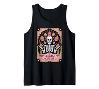 The Cupcake Cultist Skeleton Gothic Baking Halloween Tank Top