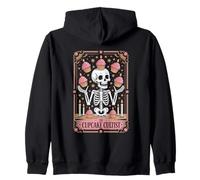 The Cupcake Cultist Skeleton Juggling Cupcakes Zip Hoodie