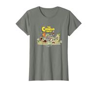 The Cuphead Show! Boss Fight Graphic Tee T-Shirt, Women, Olive Heather, Small