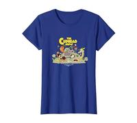 The Cuphead Show! Boss Fight Graphic Tee T-Shirt, Women, Royal Blue, XX-Large