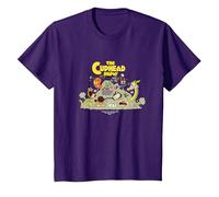 The Cuphead Show! Boss Fight Graphic Tee T-Shirt, Youth, Purple, 2T