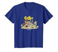 The Cuphead Show! Boss Fight Graphic Tee T-Shirt, Youth, Royal Blue, 4T