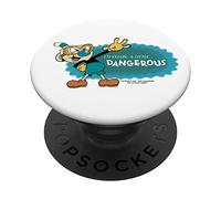 The Cuphead Show! Mugman "Im feelin' a little... Dangerous" PopSockets Adhesive PopGrip