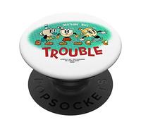 The Cuphead Show! "NOTHING BUT TROUBLE" PopSockets Swappable PopGrip