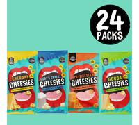 The Curators Cheesies Variety Pack - Case of 24 x 20g [Best Before: 30/01/2026]