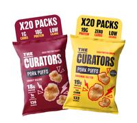 THE CURATORS High Protein Pork Puffs Mixed