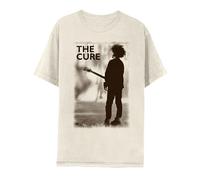 The Cure Boys Don't Cry Adult Short Sleeve T Shirt Vintage Style 80s Post-Punk Rock Music Graphic Tees, Natural, Large