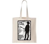 THE CURE Canvas Tote Bag - Reusable Cotton Shopping Bag, Natural