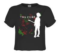 The Cure Crop Top Amplified Charcoal XL