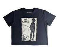 (M, Navy) The Cure Boys Dont Cry Crop Top