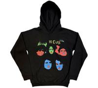 The Cure Hoodie in Between Days Band Logo Official Unisex Black Pullover