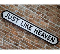The Cure Inspired Just Like Heaven Vintage Street Sign Robert Smith Kiss Me