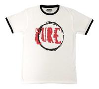 The Cure Men's Circle Logo T-Shirt in White | Size: Small The Cure White S