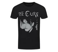 The Cure Men's Robert Illustration T-Shirt in Black | Size: Medium The Cure Black M