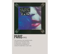 The Cure Paris A3 Print Poster Wall Art Home Decor Album Gift Present Photo Living Room Dining Room Bedroom Unframed Concert Tour Gig Live Show Music Arena