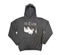 The Cure Robert Illustration Pullover Hoodie in Grey | Size: Small The Cure Grey S