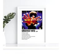 The Cure White Tracklist Lyrics Quotes Tour Retro Album A4 A3 Music Wall Art Print Unframed Poster Concert Festival Glossy Artwork Unique Home Décor Gift Bedroom (A3)
