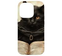 The Curious Black Cat Book of Magic Case for iPhone 14 Pro