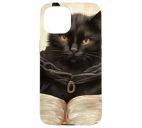 The Curious Black Cat Book of Magic Case for iPhone 15
