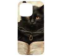 The Curious Black Cat Book of Magic Case for iPhone 15 Pro Max