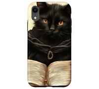 The Curious Black Cat Book of Magic Case for iPhone XR