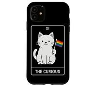 The Curious - Cute Minimalist Dinosaur LGBT Tarot Art for Pr Case for iPhone 11