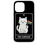 The Curious - Cute Minimalist Dinosaur LGBT Tarot Art for Pr Case for iPhone 13 Pro Max